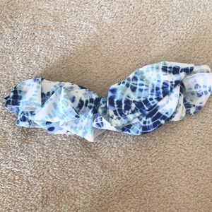 Victoria’s Secret Tie-Dye Flounce Strapless Swim